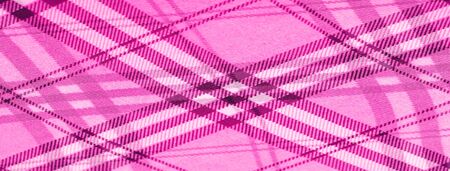 silk, cloth pink (carnation), checkered wallpaper in a cage tartan. Scottish tartan dress. Textile pattern from classic fabrics. Fabric textile pattern illustration.の写真素材