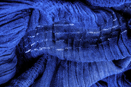 The texture of the background picture, the ornament of the decor, sapphire blue corrugated fabric,...