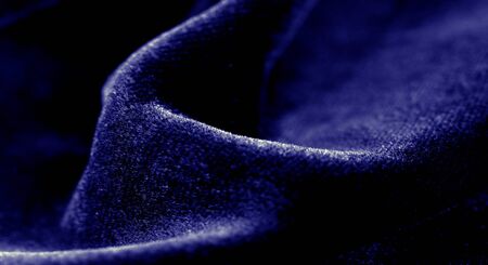 Texture background, pattern. blue corduroy. This heavyweight velvet adds sophistication to any style of your design and is ideal for wallpapers, accented posters, and more.の写真素材