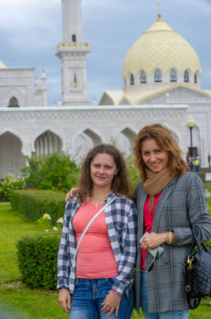 The White Mosque, the Bulgar cultural heritage of the Volga Bulgaria, Monuments of Tourism, is considered the architectural gem of modern Tatarstan. 2019,08,10 Tatarstan Russiaのeditorial素材