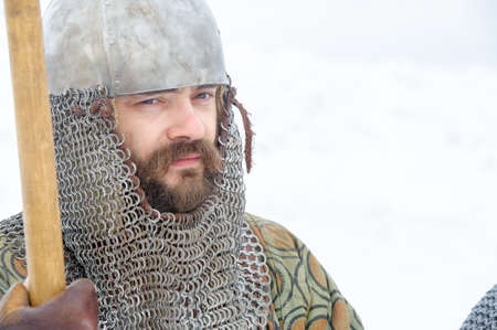 Winter landscape, reconstruction of military operations of the Great Patriotic War with fascist invaders, Naberezhnye Chelny Tatarstan Russia 16, 02, 2020のeditorial素材