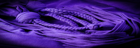 Texture, background, pattern. Fabric in blue braids. Knitted jersey background with a relief...