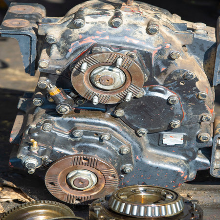 Industrial photography. Aesthetics of mechanical products made of ferrous metals. Work on displaying...