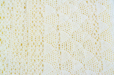 lace fabric. Embroidered fabric set. Close-up, Pearl trim, Sewing mesh, Cloth tape, Ribbon applique, DIY craftsの写真素材