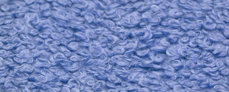 Karakul artificial ram skin. Blue color. Incredibly high-quality artificial eco-fur under a young...