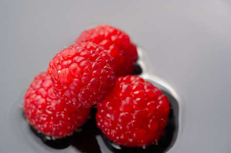 Raspberry is the edible fruit of the Rubus genus of the rose family. Raspberries are a rich source of vitamin C, manganese and dietary fiber. This is a low glycemic index product.の写真素材