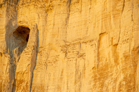 Photos of the Crimean autumn peninsula, Ak-Kaya White rock, Belogorsky district, the Biyuk-Karasu river, the Mousterian era, the settlements of the Sarmatians and Scythians, Altyn Teshik caveの写真素材