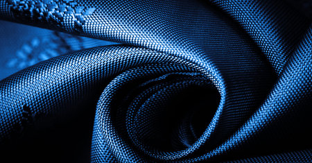 silk fabric, dark blue, grayish blue, small pattern, pattern, which is a combination of lines, colors, shadows. texture background, patternの写真素材
