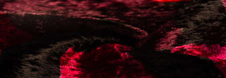red yellow brown velvet fabric, dense fabric of silk, cotton or nylon with a thick short pile on one side. Texture, background, designの写真素材
