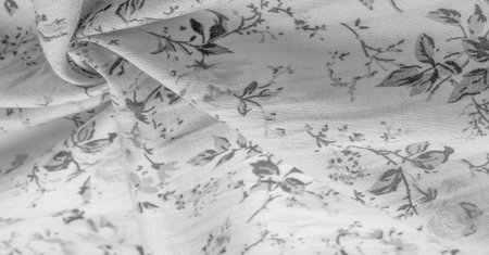 White cotton fabric with flower print. Buy floral art prints from independent artists and iconic...