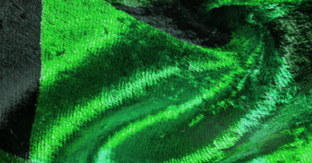 Texture, background, pattern, design, green velvet fabric, dense fabric of silk, cotton or nylon...