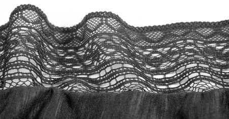 texture, background, design, Black knitted lace triangular scarf, shawl, autumn winter scarf, hood, wedding accessories Project ideas, designer fashion accessoriesの写真素材