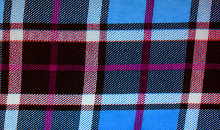 checkered fabric, yellow-green-white-blue colors, Scottish motifs in this fabric, your design with the sounds of bagpipes and fragrant whiskey Textureの写真素材