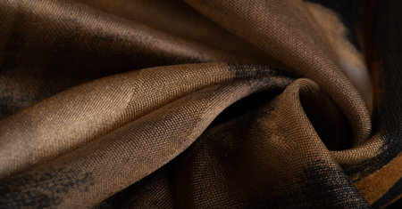 Texture, background, pattern, silk fabric, print on the theme of Africa, the skin of a wild beast