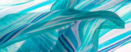 Texture, background, pattern, white blue blue cotton stripes, Mapudungun pontro poncho, blanket,...