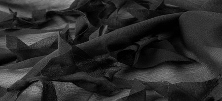 Texture. Background. Background. Black gray satin dark fabric texture luxurious shiny that is...