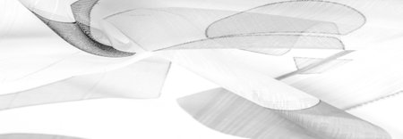black and white, monochromatic geometric colors, similar to a veil made of thin viscose silk. organza pattern. thin knitted fabric - light transparent,の写真素材