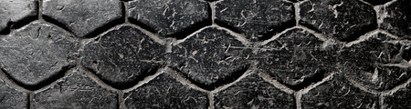 Worn tire tread. Texture, background, pattern