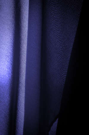 satin blue is a weave that usually has a glossy surface and a dull back, Texture, backgroundの写真素材