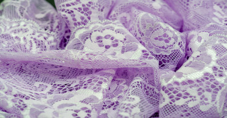 Pale pink charming lace and floral ornament. This stunning pale pink lace sorceress is perfect for your design and any other special occasion. Exclusive vintage designer fashionの写真素材