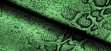 fabric with a green snake skin pattern, African fabric, designer photo - safari in the country of Africa. Textureの写真素材