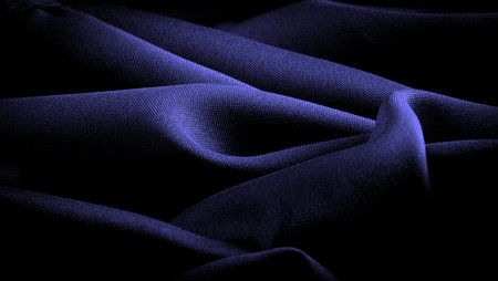satin blue is a weave that usually has a glossy surface and a dull back, Texture, background
