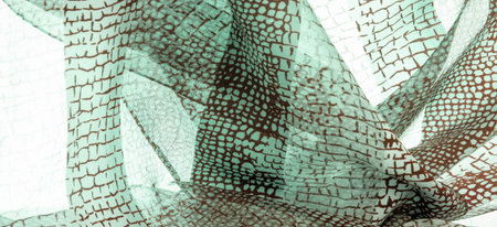 python skin silk fabric, brown pattern, african theme, fulvous, lurid, grayish-brown. Texture....