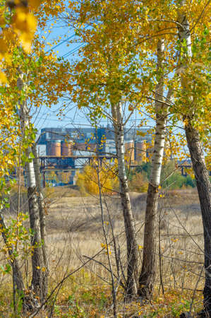 Industrial landscapes are a fact to which our attention is riveted, because they contain their own elements, which in themselves are historical parts that transform the physiognomy of placesの写真素材