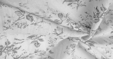 White cotton fabric with flower print. Buy floral art prints from independent artists and iconic...