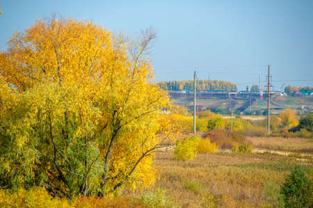 Industrial landscape. Images of post-industrial landscapes and the environment. Artistic ideas about the post-industrial, updating and complicating the existing aesthetic images.の写真素材
