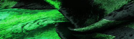 green velvet fabric, dense fabric of silk, cotton or nylon with a thick short pile on one side. Texture, backgroundの写真素材