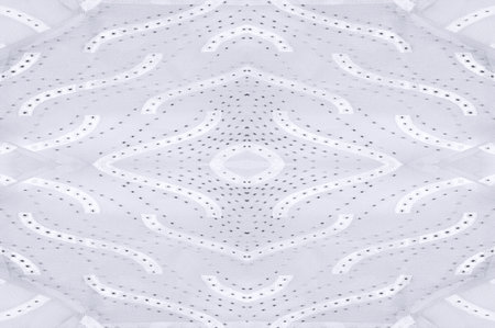 White fabric with a pattern. Abstract background and texture for design.の写真素材