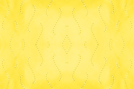 Yellow leather texture background. Seamless pattern. Close up.の写真素材