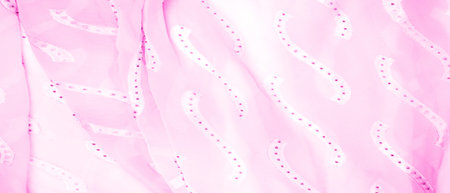 Seamless kaleidoscope, pink silk. Stand out from the crowd in vibrant color that reflects light in...