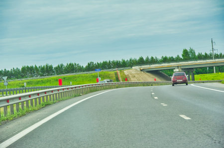 Enjoy the beauty of nature while traveling along the highway. Enjoy a relaxing ride through lush...