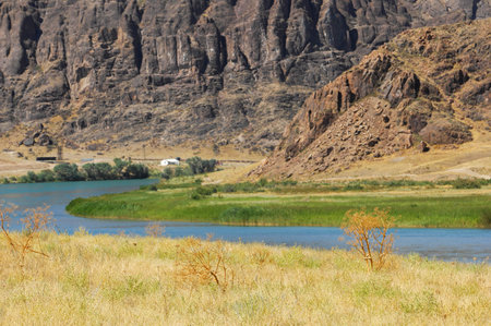 A source of refreshing water on hot summer days. Natural beauty flowing through a barren landscape....