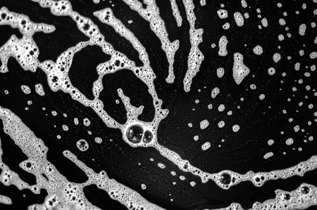 Create luxurious lather with our soap foam product. Clean dishes and surfaces easily with our powerful detergent formula.の写真素材