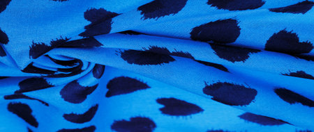 blue fabric, texture background, pattern, postcard,の写真素材