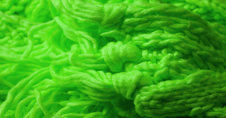 Green knitted wool scarf. Large chunky knit. Gorgeous Winter Handmade Wool Wool Scarf - Deep Emerald...