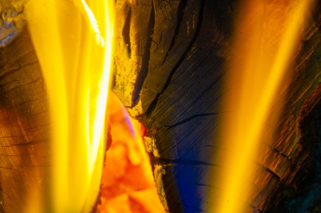 Create a warm and cozy atmosphere with a beautiful fire. Burning logs create both warmth and...