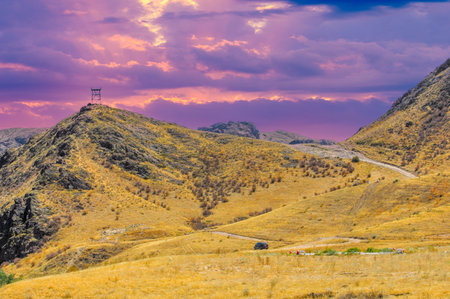 Enjoy the serenity of the sunset over the calm river. Enjoy the beauty of majestic mountains and...