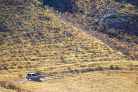 Off-road adventure in the wilderness. Explore rugged terrain and rocky landscapes. Test your driving...