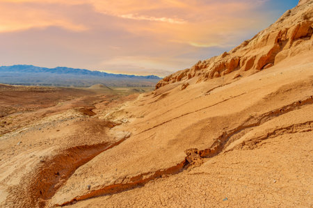 Enjoy the serene beauty of the Boguty Red Mountains. Watch as the sun sets and the colors paint the...
