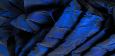 Blue silk fabric. This Electric Blue silk fabric could be your next embellishment! Infinitely...