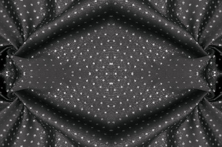 seamless. Fabric with a metallic sheen in small polka dots. black. Add a somber seriousness to your...