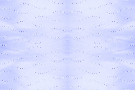 seamless kaleidoscope, blue silk.