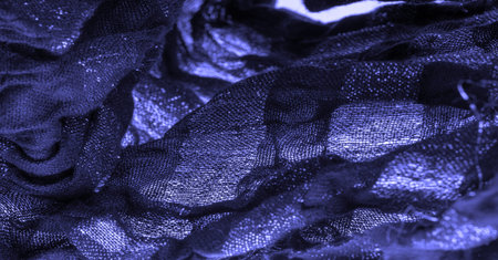 Texture. Dark blue fabric. Decorative background. Luxury pattern with vintage texture wallpaper....