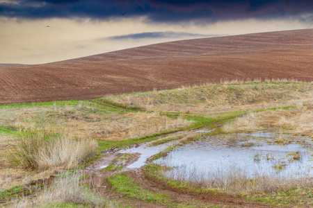 Witness the beauty as it paints the sky with vibrant colors. Enjoy the serene and awe-inspiring view of nature's canvas. Take stunning photos of the scenic backdrop.の写真素材