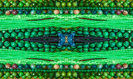 Seamless texture of semi-precious stones. Semi-precious stones are hard gemstones created...