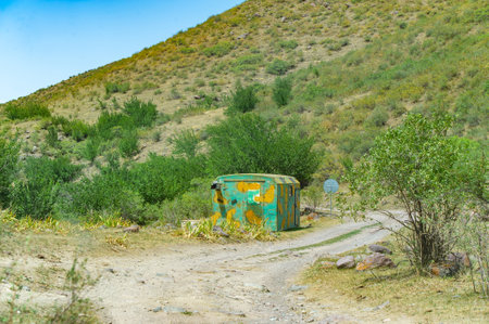 Ideal for off-road enthusiasts. Great for mountain biking and hiking. Experience the thrill of driving on rough terrain.の写真素材